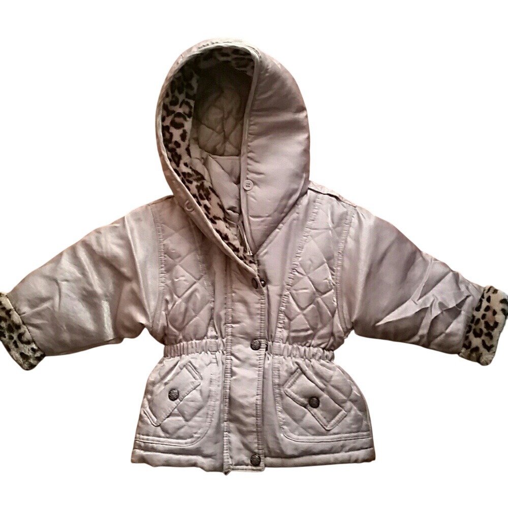 Big Chill Girls 2T Metallic Gold Quilted Puffer‎ Jacket